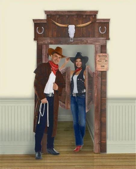 Wild West Saloon Door Frame Decoration (1.3x2.3m)
