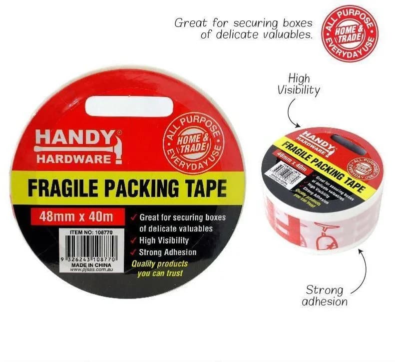 Printed Fragile Tape (40m)