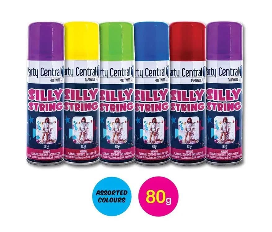 Silly String Asstd. Colours (80g)