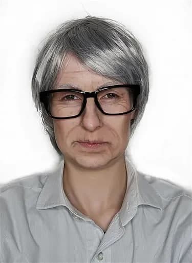 Short Old Timer Grey Wig