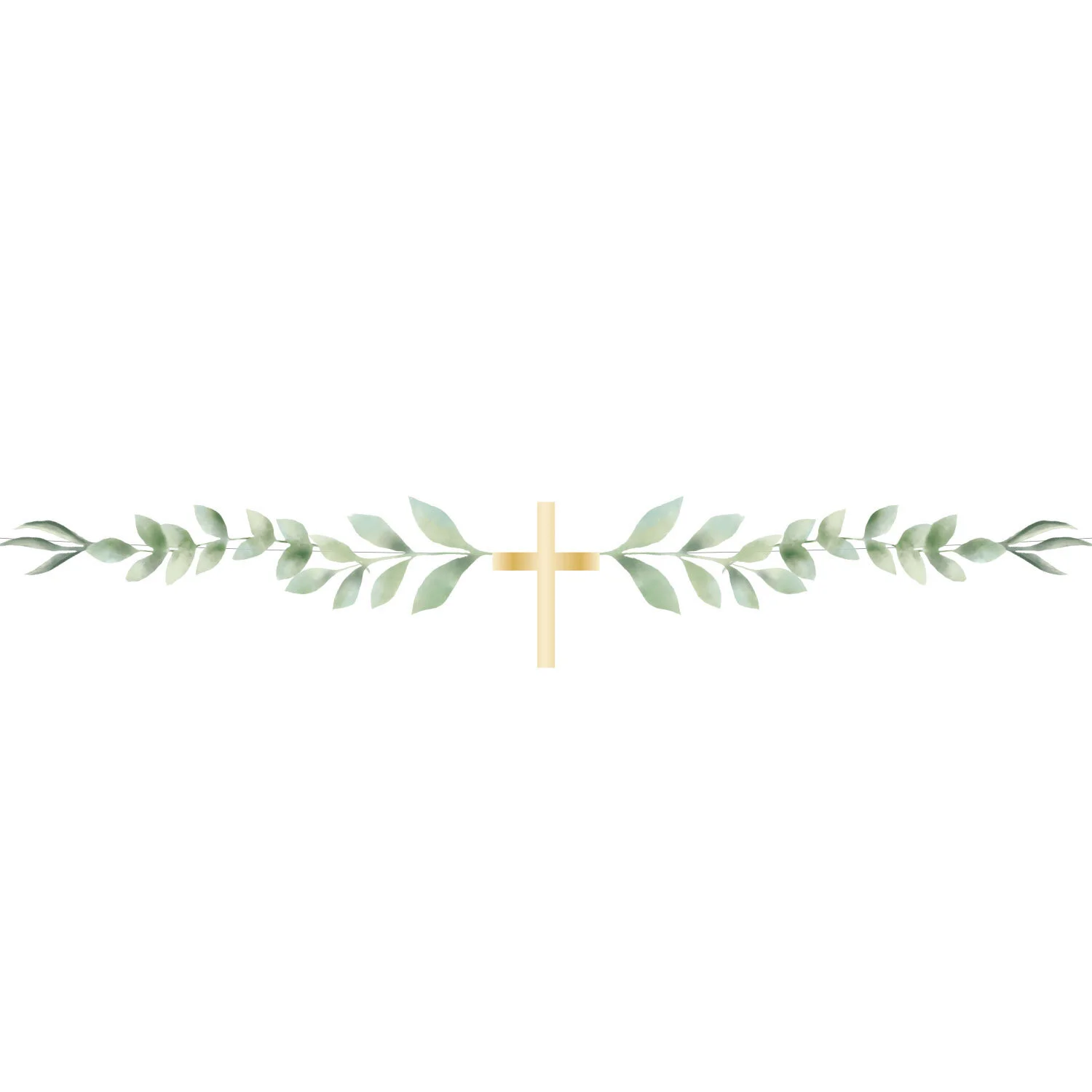 Botanical Celebration Cross Garland (1m)