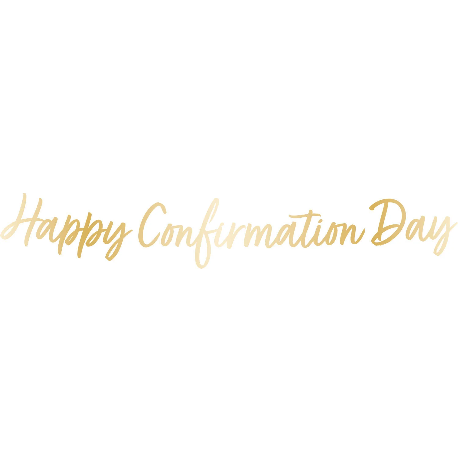 Botanical 'Happy Confirmation Day' Letter Banner (1.6m)