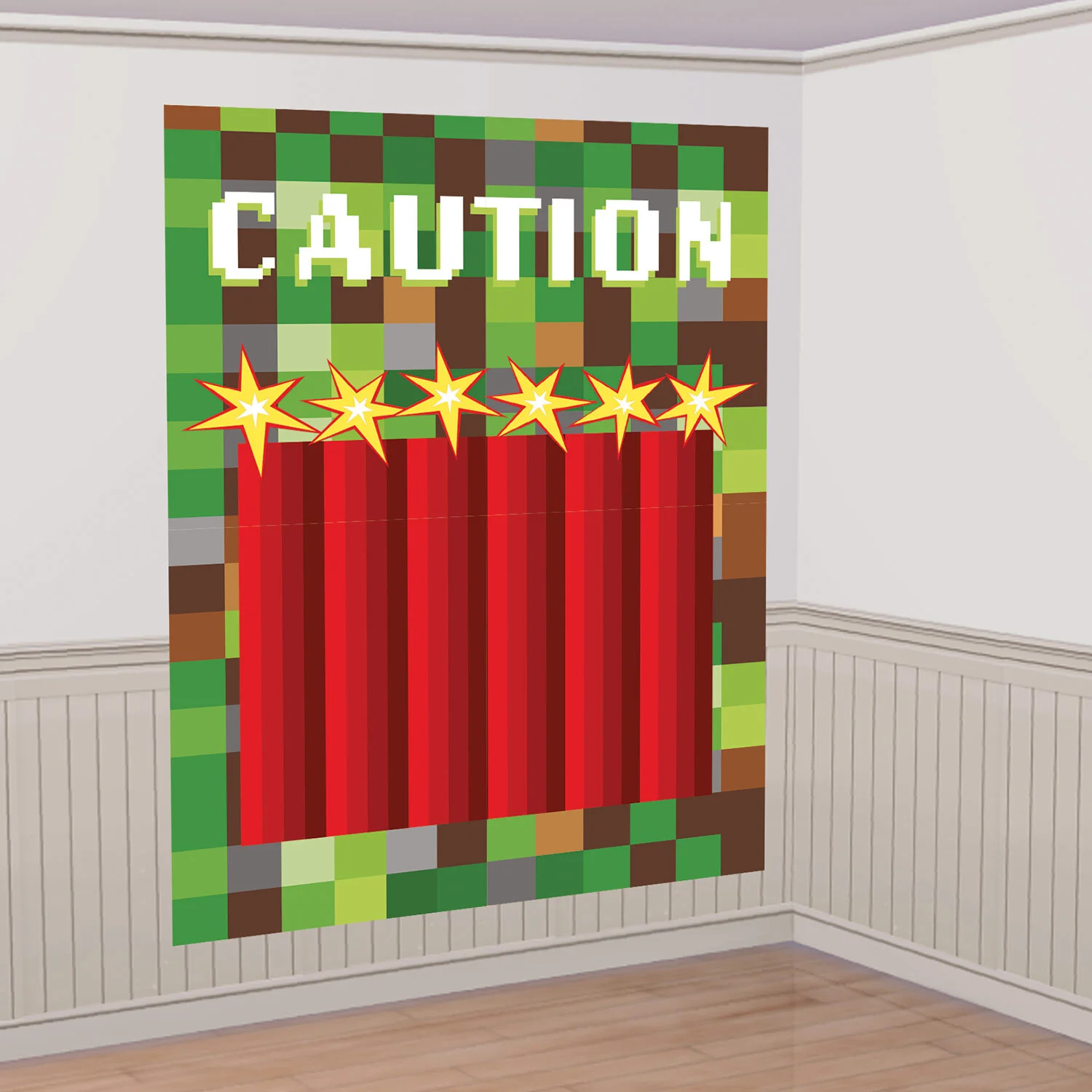 Minecraft TNT Wall Scene Decoration