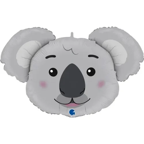 Koala Head Shape Foil Balloon (37in.)
