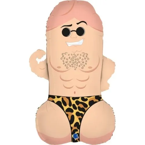 Mr. D Willy Shape Foil Balloon (36in.)
