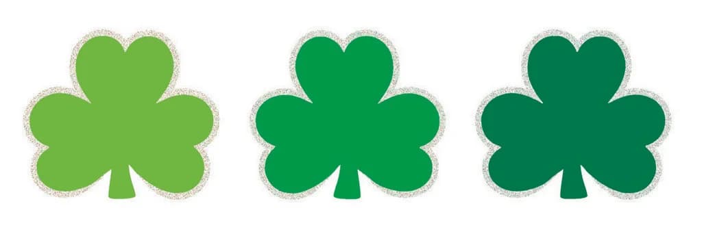 Shamrocks Mini Cutouts (Cardboard, 6Cm) - Pk 50