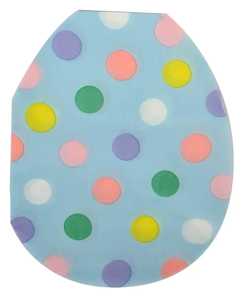 Multi Colored Dotted Bunny Egg Napkins - Pk 16