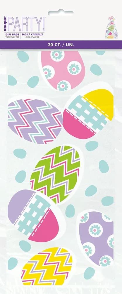 Lilac Easter Cello Bags - Pk 20