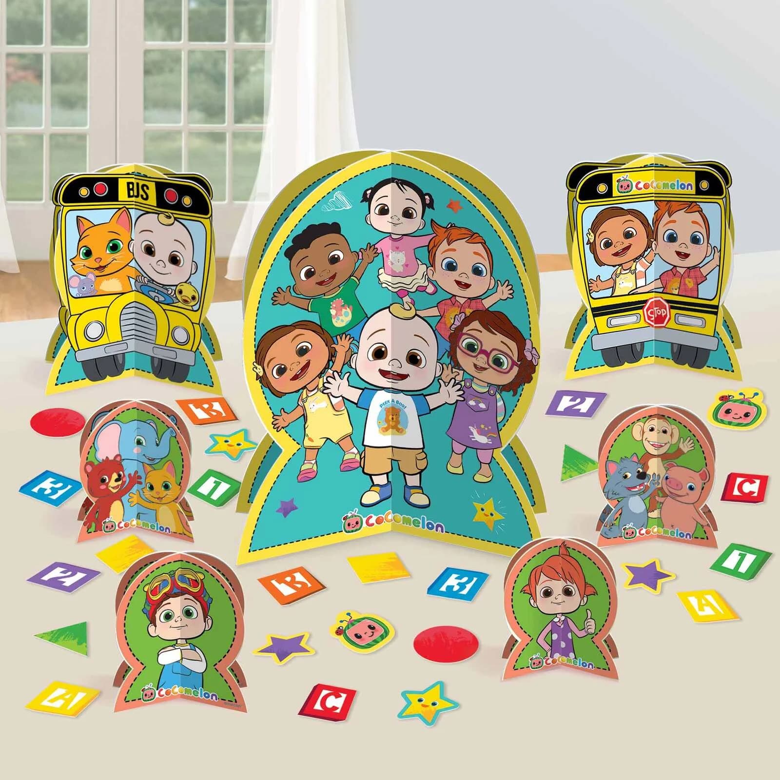 Cocomelon Table Decorating Centrepiece Kit - Pk 7.