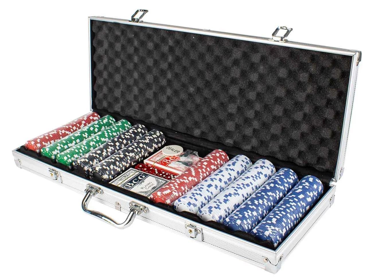 500Pc Poker Set Carry Case