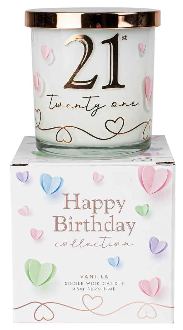 21st Birthday Candle