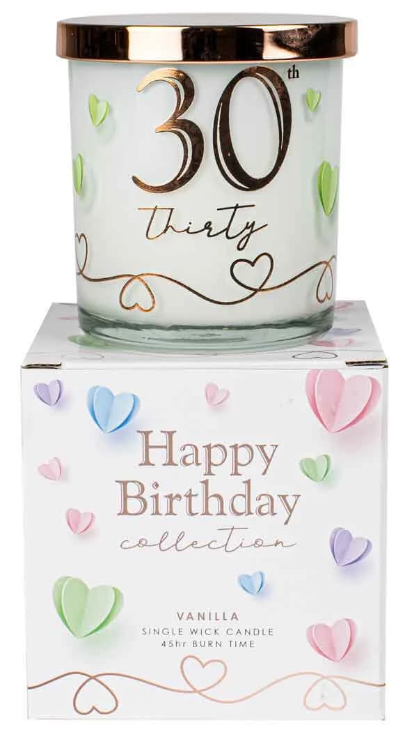 30th Birthday Candle