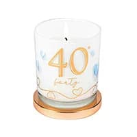 40th Birthday Candle