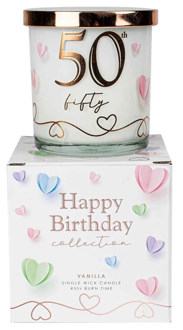 50th Birthday Candle