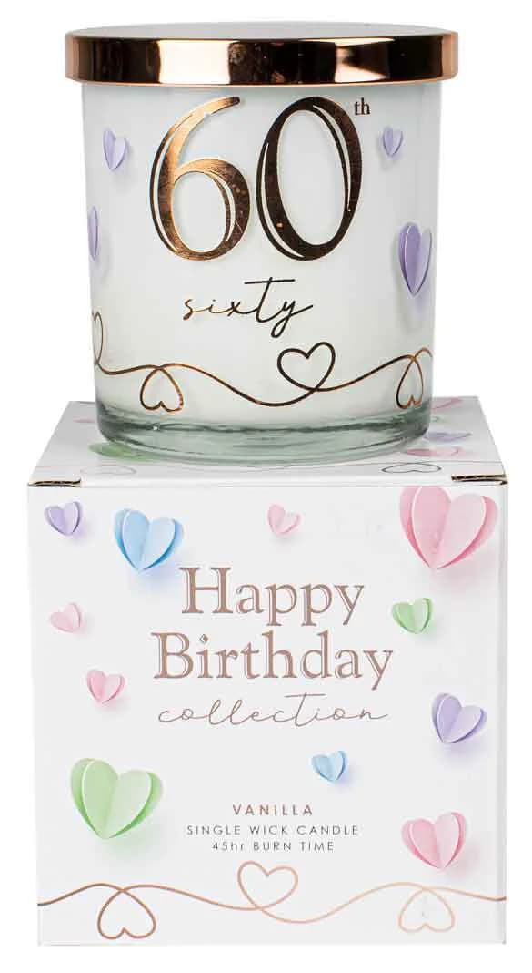 60th Birthday Candle