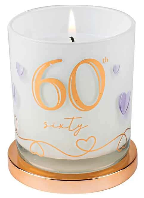 60th Birthday Candle