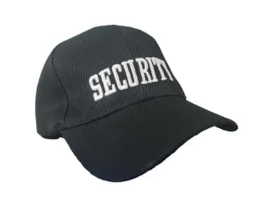 Fabric Black Security Cap