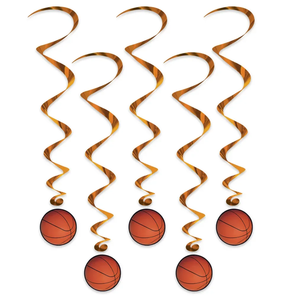 Basketball Whirls - Pk 5
