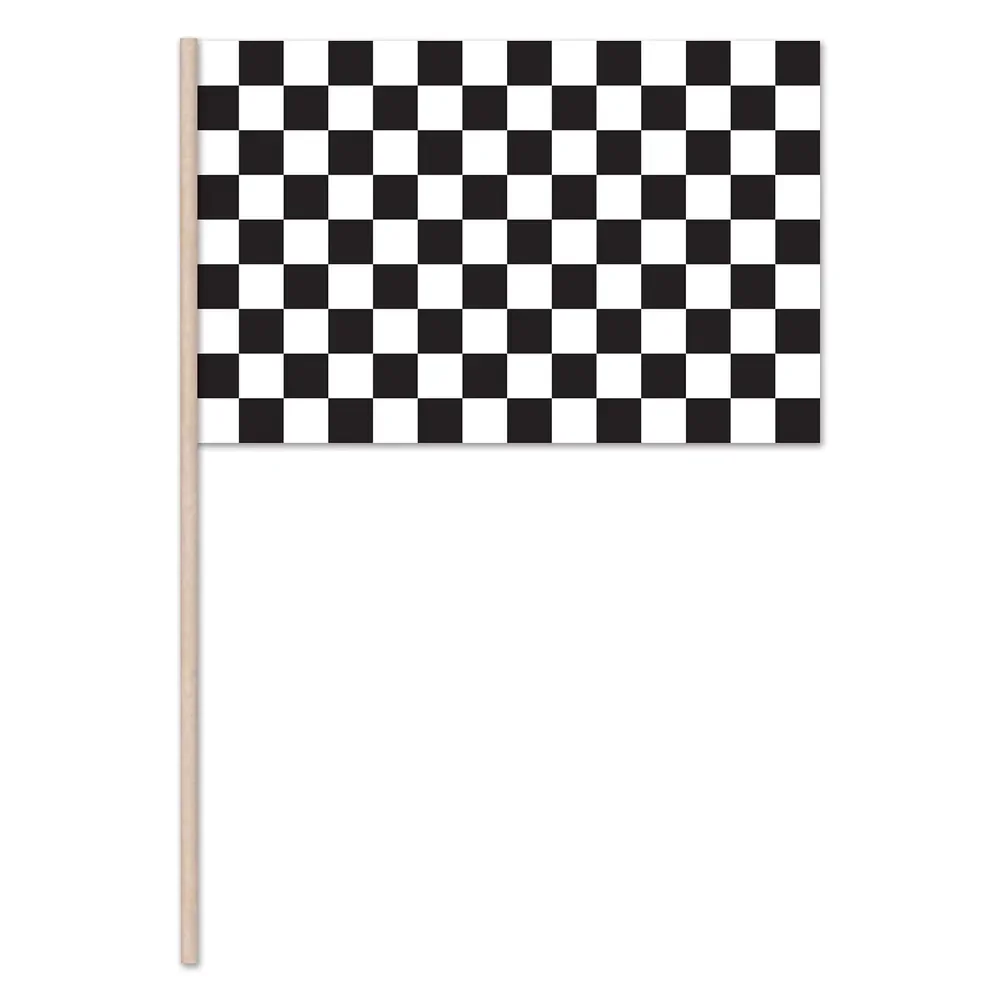Checkered Plastic Flag