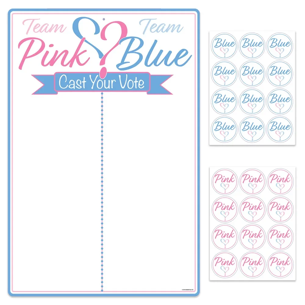 Gender Reveal Tally Game Kit
