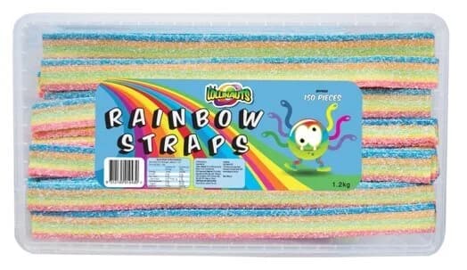 Sour Raspberry, Lemonade & Pineapple Straps (1.2kg)