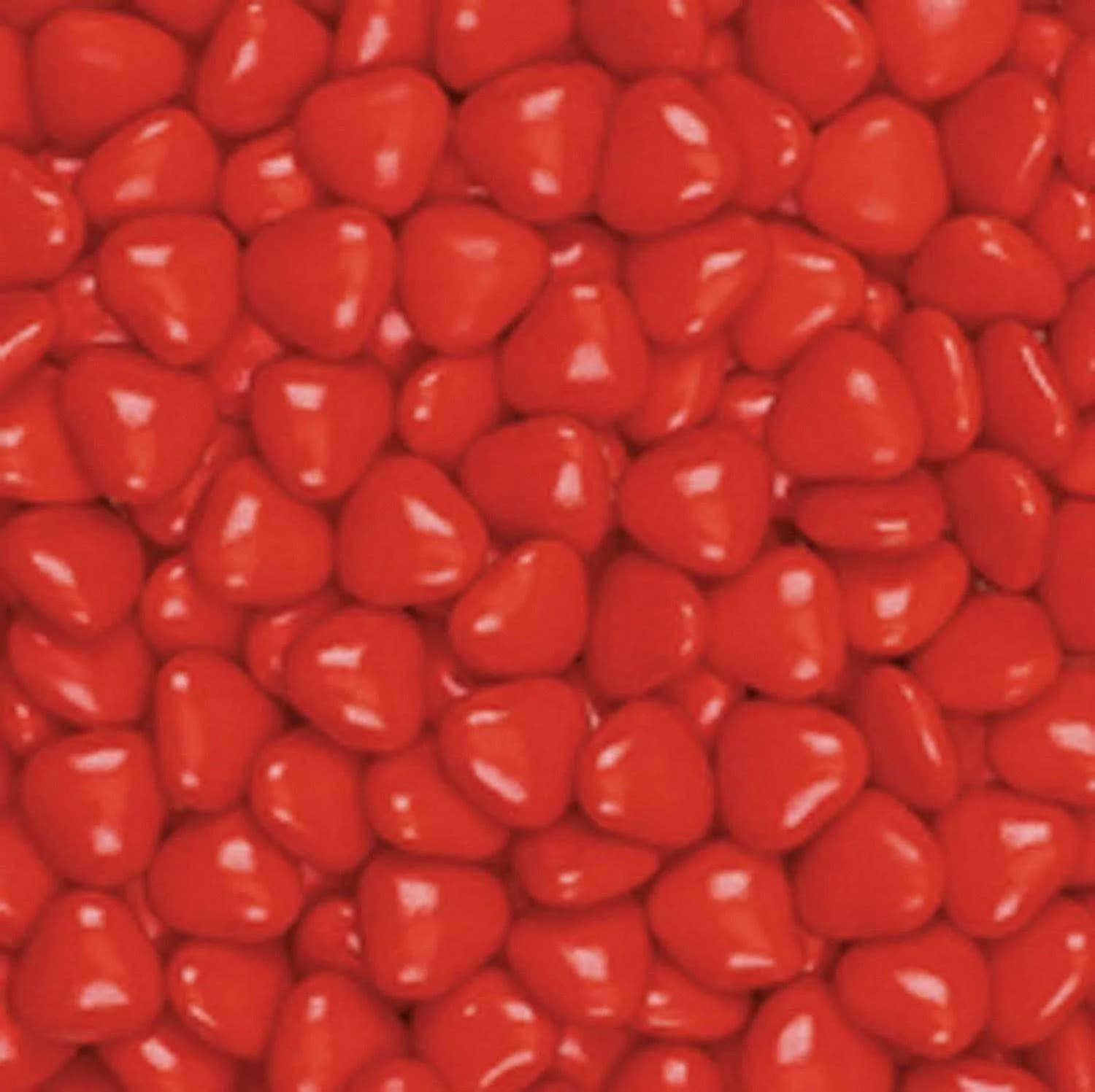 Red Candy-Coated Chocolate Hearts (1KG)