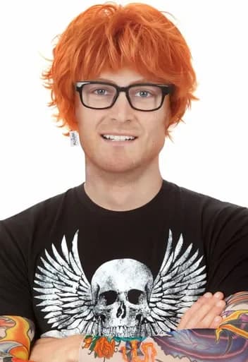 Red Ed Short Ginger Wig