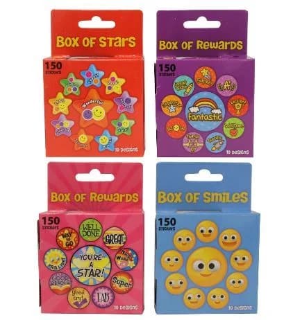 Box of Stickers - Pk 150