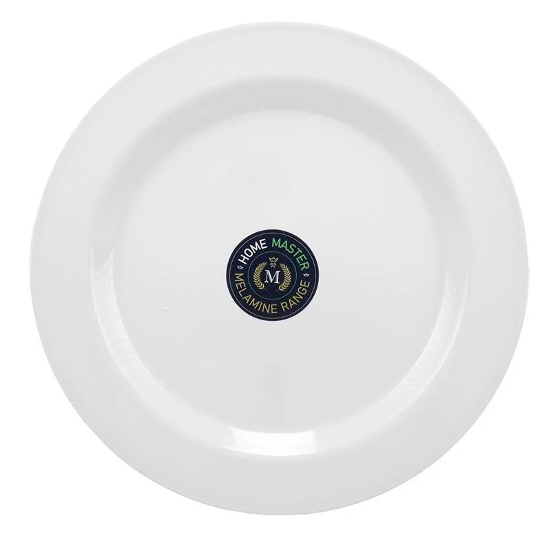 White Melamine Round Plate (30cm)
