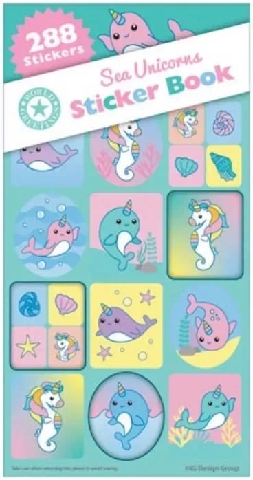 Sea Unicorn Sticker Book - Pk 288