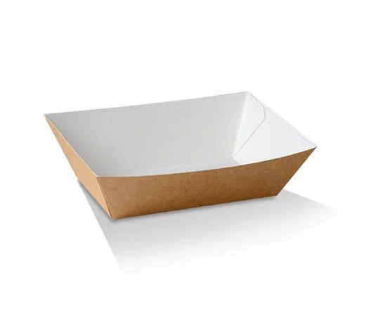 Medium Kraft Takeaway Trays (14x8x5cm) - Pk 250