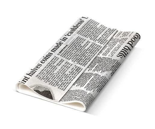 Newsprint Greaseproof Papers (19x30cm) - Pk 200