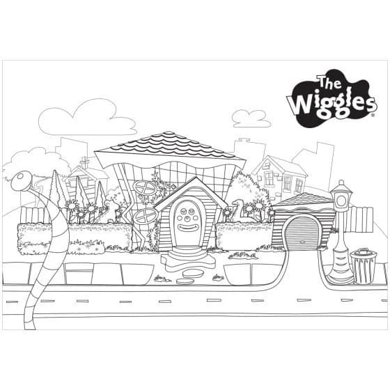 The Wiggles Party 'Colour Me' Placemats - Pk 8