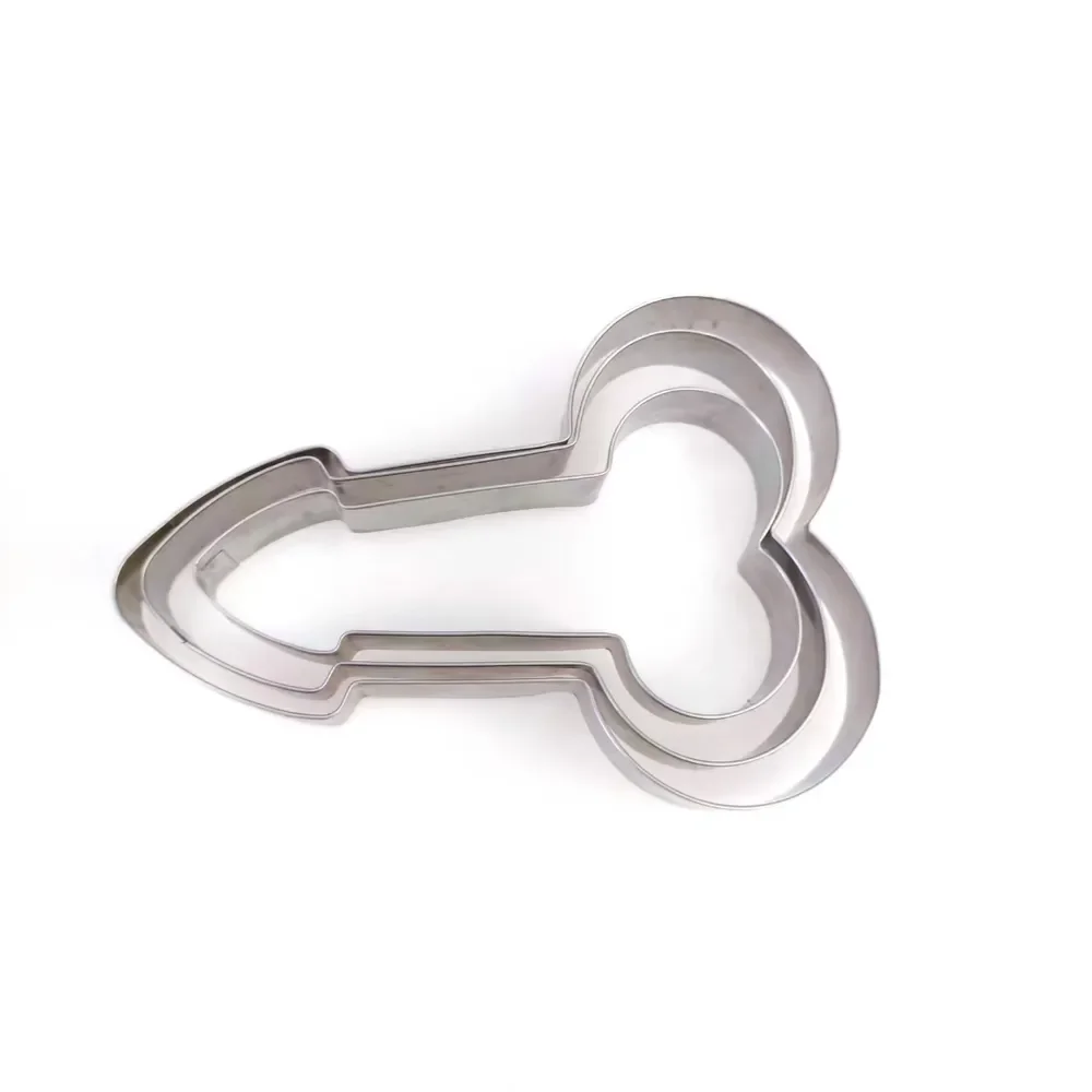 3pc Willie Cookie Cutters Set