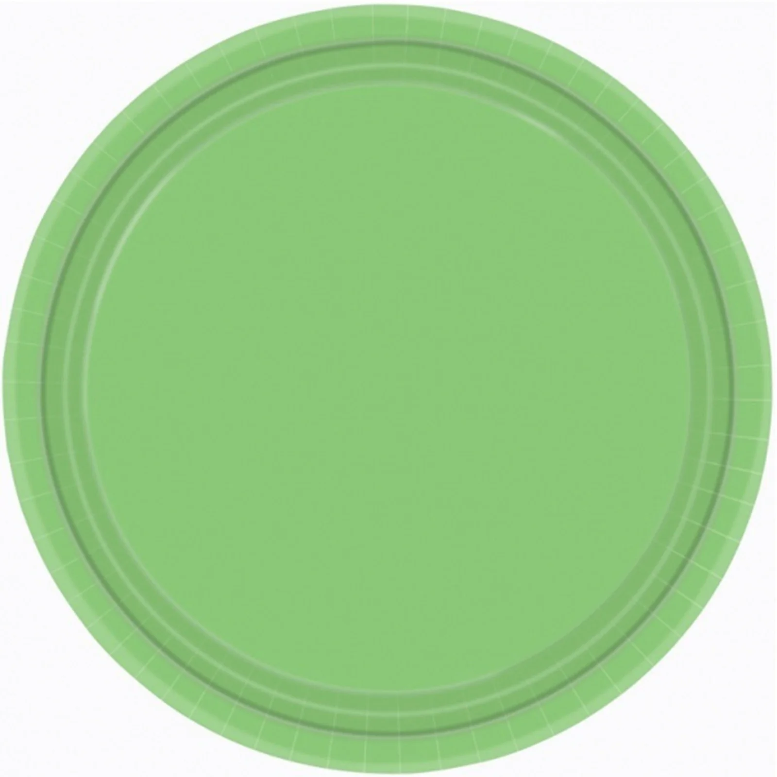 Paper Plates 17cm Round 20CT - Kiwi Pk 20