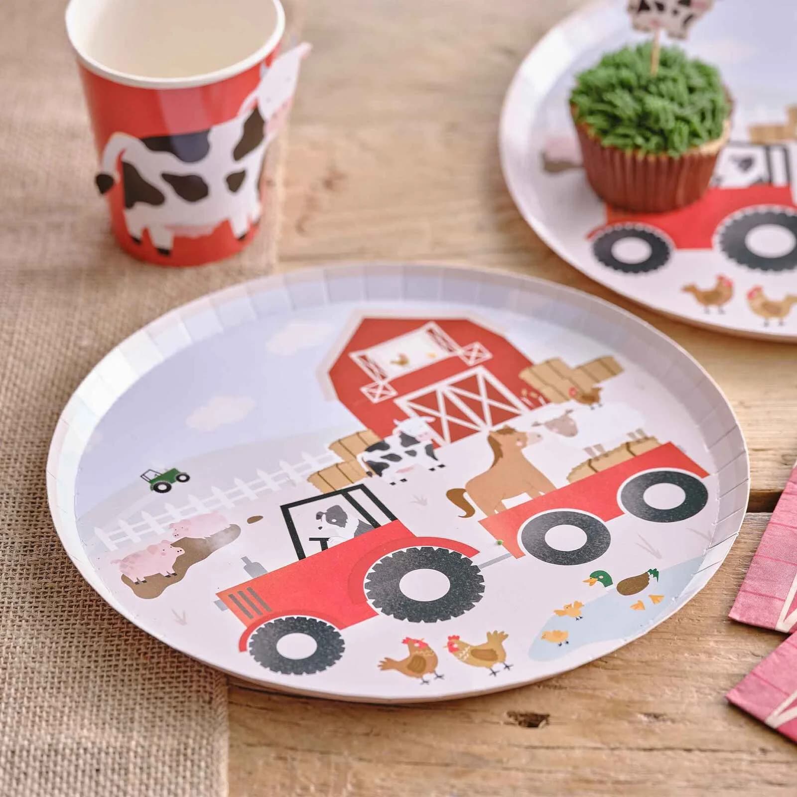 Farm Friends Paper Plates NPC Pk 8