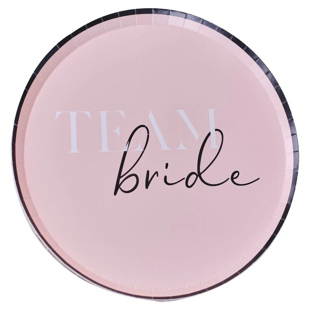 Future Mrs Team Bride Hen Party Paper Plates NPC Pk 8
