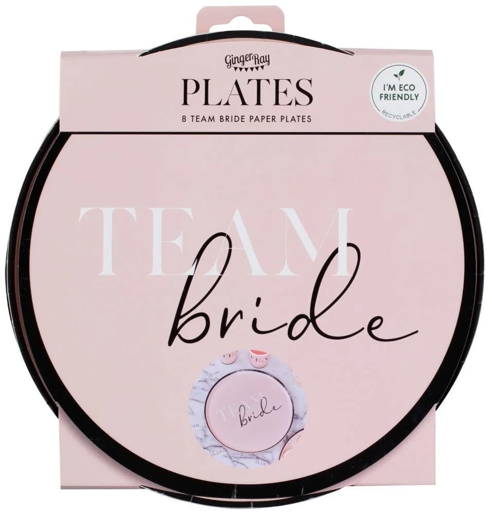 Future Mrs Team Bride Hen Party Paper Plates NPC Pk 8