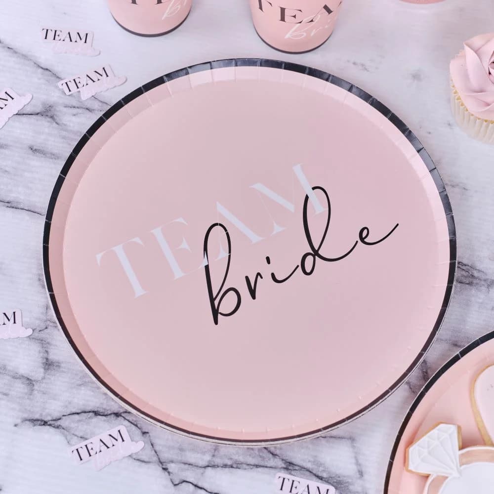 Future Mrs Team Bride Hen Party Paper Plates NPC Pk 8