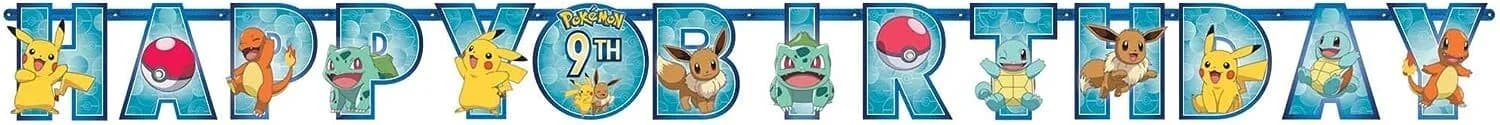Pokemon Jumbo Add-An-Age Letter Banner