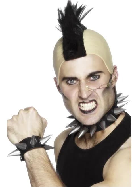 Punk Spike Choker & Wristband Accessories