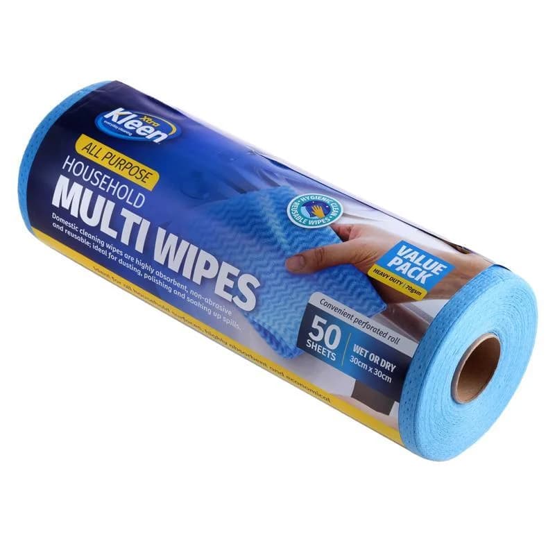 All Purpose Heavy Duty Wipe 30cm x 30cm Pk 50