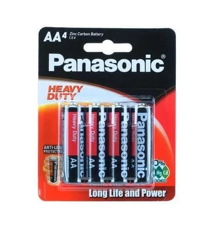 Battery Panasonic Heavy Duty Battery (AA) 4- Pk 4