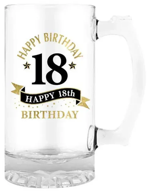 18th Birthday Beer Stein