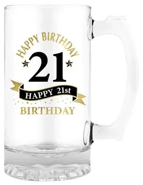 21st Birthday Beer Stein