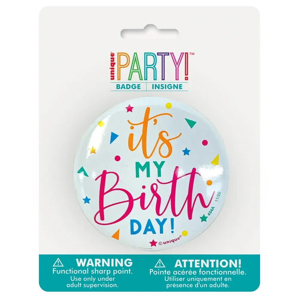 It's My Birthday Badge