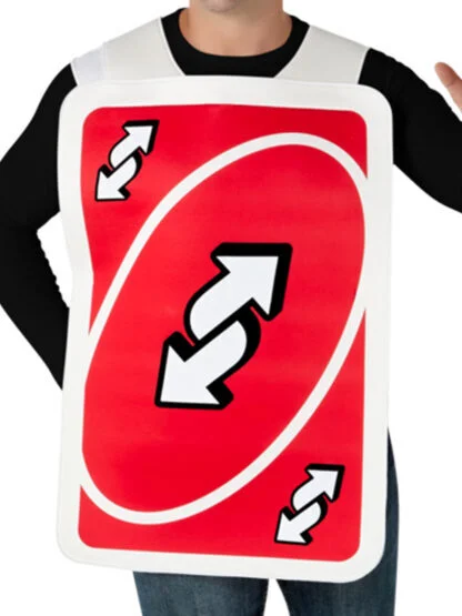 Adult Uno Reverse Card Tabard Costume - One Size