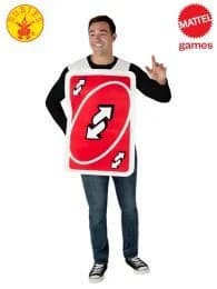 Adult Uno Reverse Card Tabard Costume - One Size