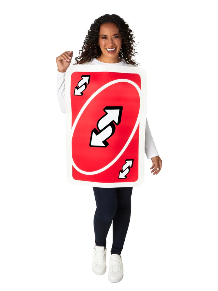 Adult Uno Reverse Card Tabard Costume - One Size