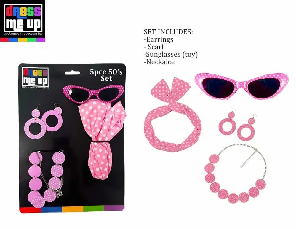 50's Pink Costume Set